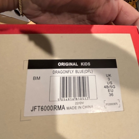 Hunter Dragonfly Blue Kids Boots - Picture 2 of 2